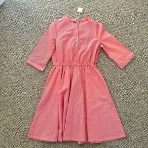 Bella Bliss red/white gingham dress Girls size 14